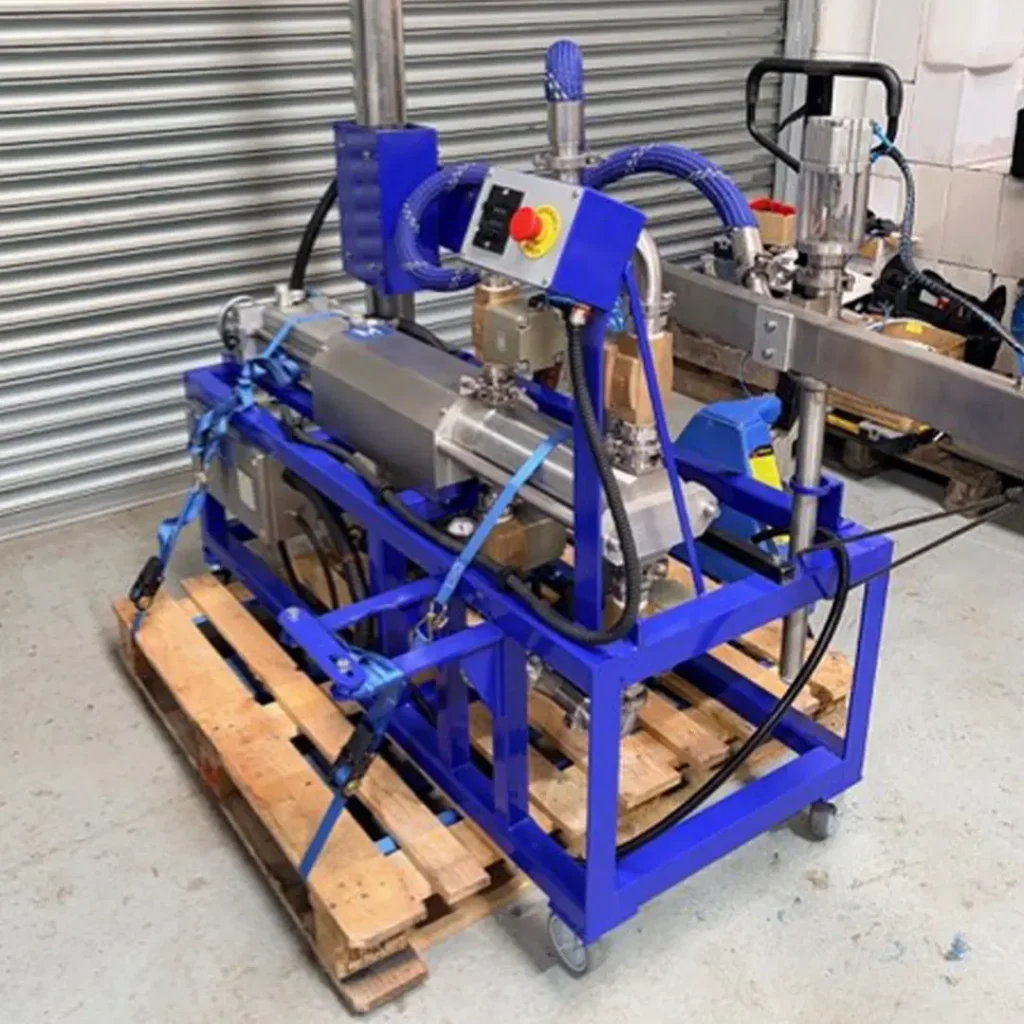 Refurbished ROCOL liquid filling machine after a major overhaul by Mount Filling Systems